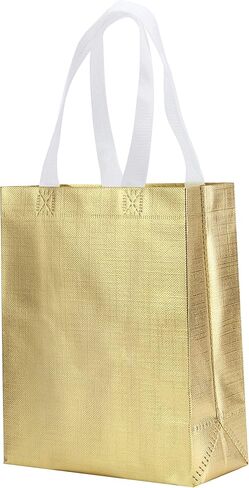 LOOKSGO 12 Pcs Non-woven Reusable Gift Bags With Handles for Party Favor 8W x 4L x10H Size in Saudi Arabia