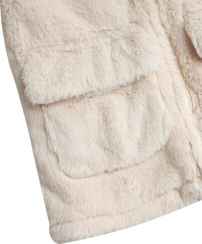 URBAN REPUBLIC Girls' Jacket - Faux Fur Plush Teddy Coat with Hood in Kuwait