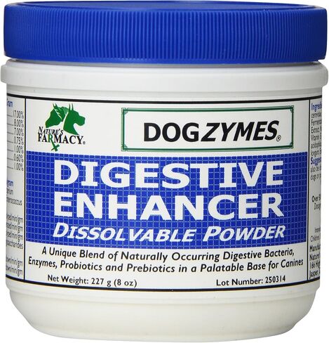 Dogzymes مسحوق قابل للذوبان محسن للجهاز الهضمي للكلاب، (2 رطل) in Kuwait
