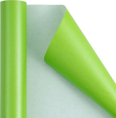 ورق تغليف لامع لؤلؤي فاخر من WRAPAHOLIC - أبيض فاتح - لفة مقاس 17 بوصة × 32.8 قدمًا، 46 مترًا مربعًا. قدم in Saudi Arabia