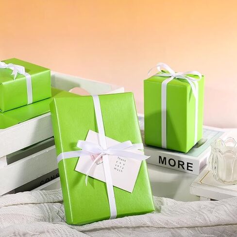 ورق تغليف لامع لؤلؤي فاخر من WRAPAHOLIC - أبيض فاتح - لفة مقاس 17 بوصة × 32.8 قدمًا، 46 مترًا مربعًا. قدم in Saudi Arabia