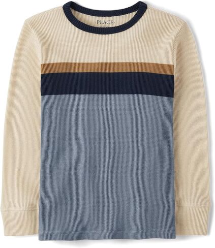 The Children's Place Boys' Long Sleeve Everyday Casual Knit Shirt in Saudi Arabia