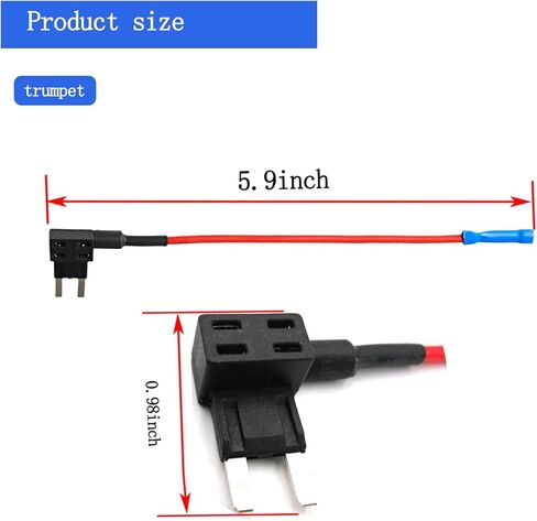 5 قطع من حامل فيوز السيارة، محول قابس مصهر معدني متين صغير للمركبة بالإضافة إلى دائرة كهربائية مع أجزاء بديلة، ملحقات حامل خط فيوز عالمي مقاوم للماء للشاحنات وسيارات الدفع الرباعي (أسود) in Kuwait