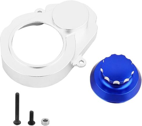 Aluminum Gearbox Housing Cover for Traxxas 1/10 Slash 2WD RC Upgrades Parts,Transmission Case Housing Differential Shell (Black) in Saudi Arabia