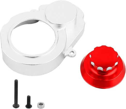 Aluminum Gearbox Housing Cover for Traxxas 1/10 Slash 2WD RC Upgrades Parts,Transmission Case Housing Differential Shell (Black) in Saudi Arabia