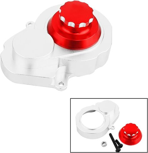 Aluminum Gearbox Housing Cover for Traxxas 1/10 Slash 2WD RC Upgrades Parts,Transmission Case Housing Differential Shell (Black) in Saudi Arabia