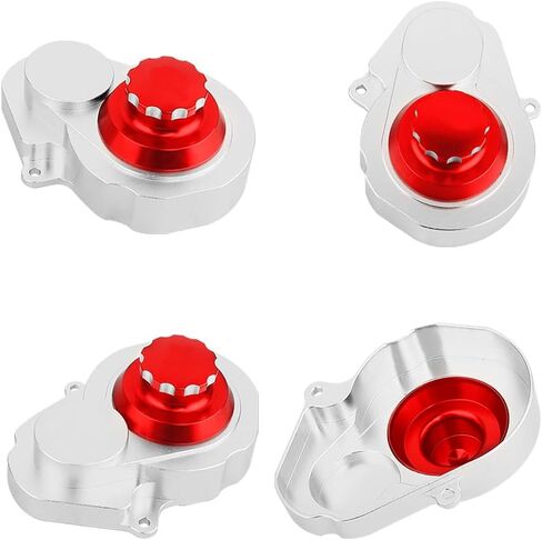 Aluminum Gearbox Housing Cover for Traxxas 1/10 Slash 2WD RC Upgrades Parts,Transmission Case Housing Differential Shell (Black) in Saudi Arabia