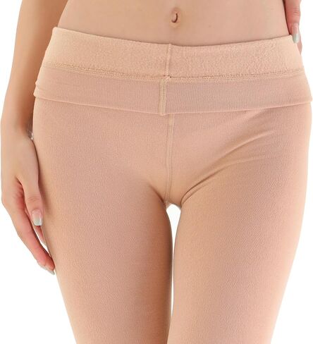Women's Thick Warm Fleece Lined Thermal Tights in Saudi Arabia