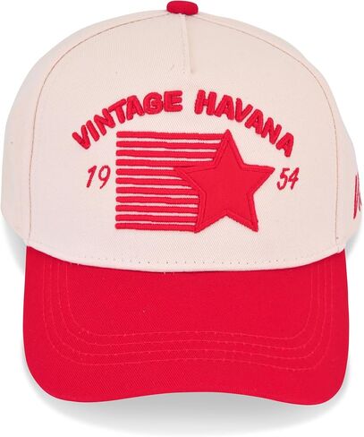 Vintage Havana Trucker Hats Women & Men | Western Retro Snapback Hat | Cute Trendy Fashion Baseball Cap | Tan Green Brown Red in Saudi Arabia