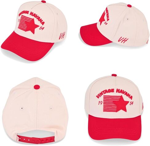 Vintage Havana Trucker Hats Women & Men | Western Retro Snapback Hat | Cute Trendy Fashion Baseball Cap | Tan Green Brown Red in Saudi Arabia