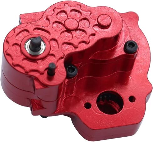 Complete Metal Transmission Gearbox with Gear for FMS FCX24 1/24 RC Crawler Upgrade Parts (Black) in Saudi Arabia