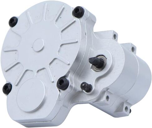 Complete Metal Transmission Gearbox with Gear for FMS FCX24 1/24 RC Crawler Upgrade Parts (Black) in Saudi Arabia
