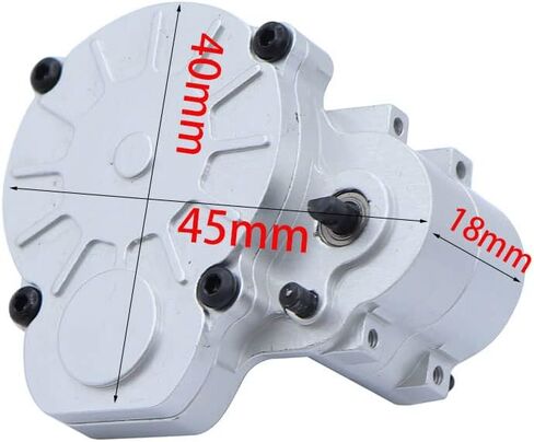 Complete Metal Transmission Gearbox with Gear for FMS FCX24 1/24 RC Crawler Upgrade Parts (Black) in Saudi Arabia