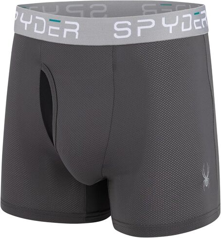 Spyder Performance Mesh Mens Boxer Briefs Sports Underwear/Fly Front in Kuwait