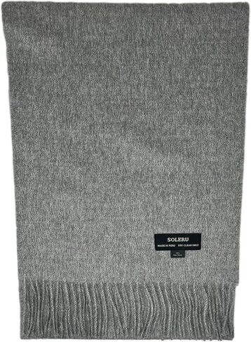 100% Baby Alpaca Wool Scarf for Men & Women - Imported from Peru in Saudi Arabia