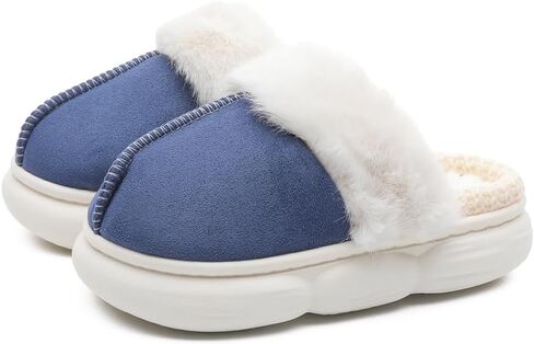 Girls Slippers Fluffy Slip on House Shoes for Boys Outdoor Clog Slippers in Kuwait