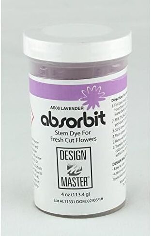 Design Master Absorbit Stem Dye for Fresh Cut Flowers Matte Finish Systemic (Perfect Pink) in Saudi Arabia
