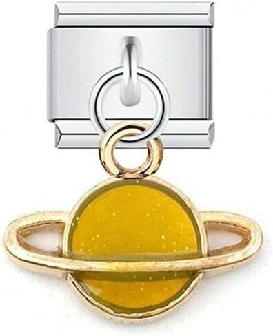 Italian Charms Bracelet Stainless Steel 9mm Link DIY Module Moon And Star Jewelry in Kuwait