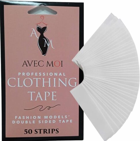 Professional Double-Sided Clothing Tape Fashion Tape for Models, Performers, and Stylists by Avec Moi. Just Released on Amazon. The Fashion Industry's Trusted Brand is Now Publicly Available. in Saudi Arabia