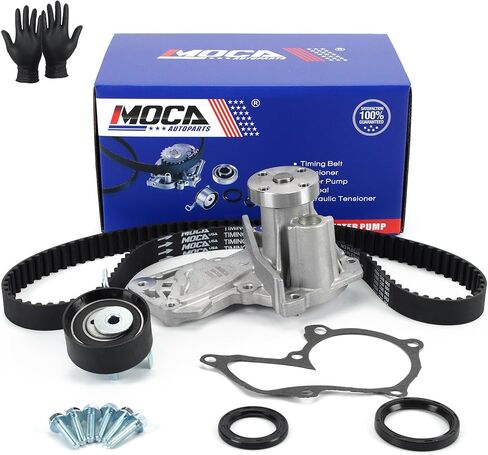 MOCA Timing Belt Kit Water Pump Fit 2013-2016 for Ford Escape 1.6L & 2011-2019 for Ford Fiesta 1.6L & 2014-2016 for Ford Transit Connect 1.6L (16 Valve) in Saudi Arabia