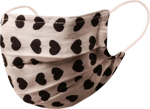 Touchstone Indian Heritage Fabric filter pocket nose bridge double layer cotton face mask reusable washable for men, women (Pack of 3). Red Mustrad White in Kuwait