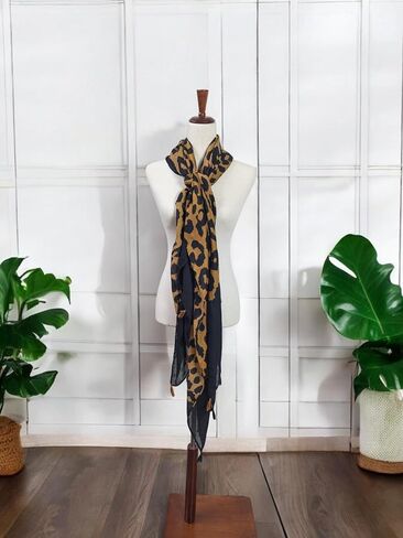 Women's Lightweight Summer Scarf with Tassels in Saudi Arabia
