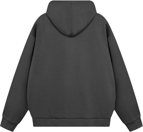 Aelfric Eden Women's Oversized Hoodies Sweatshirt Trendy Long Sleeves Solid Essentials Hoodie Y2k Fall Fashion Outfits in Saudi Arabia
