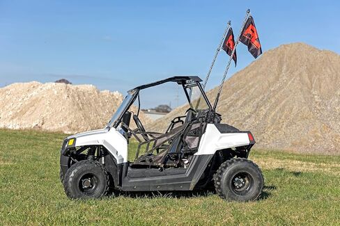 طقم تركيب ضوء سوط LED للريف الخام لـ 12-22 Polaris RZR 170 EFI - 93086 in Saudi Arabia