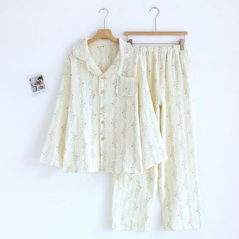 Vhitler Linen Set Coquette Womens Pajamas Set Summer Lounge Sets for Women Old Money Aesthetic in Kuwait