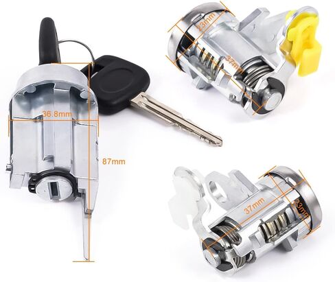 69005-35840 مجموعة مفتاح الإشعال وقفل الباب مع مفتاحين مناسبين لسيارة Toyota Tacoma 1999-2004#Replace 69057-35070، 6905135070، DL108R، 69057-35070 in Kuwait