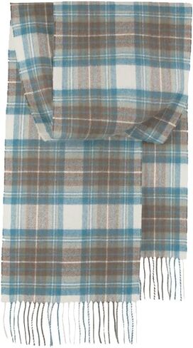 100% Lambswool Scarf - Plaid Tartan Check Soft Warm Scarf, Gift for Women and Men in Saudi Arabia