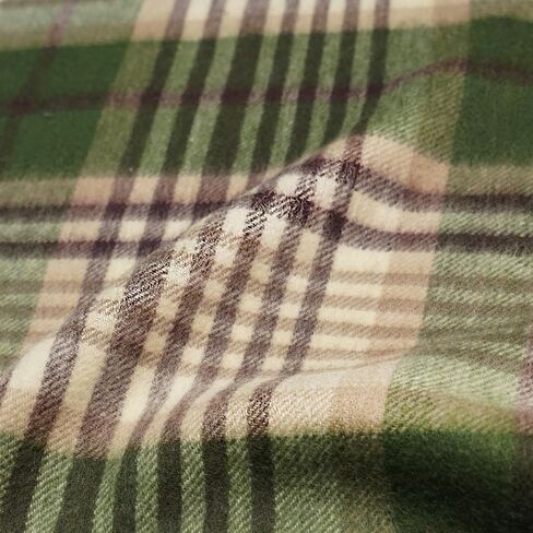 100% Lambswool Scarf - Plaid Tartan Check Soft Warm Scarf, Gift for Women and Men in Saudi Arabia
