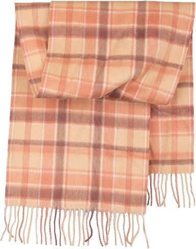 100% Lambswool Scarf - Plaid Tartan Check Soft Warm Scarf, Gift for Women and Men in Saudi Arabia
