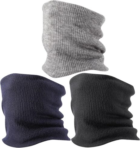 وشاح شتوي، وشاح بلوفر، طبقة مزدوجة، وشاح محبوك دافئ، مناسب لهدايا الرجال والنساء in Kuwait