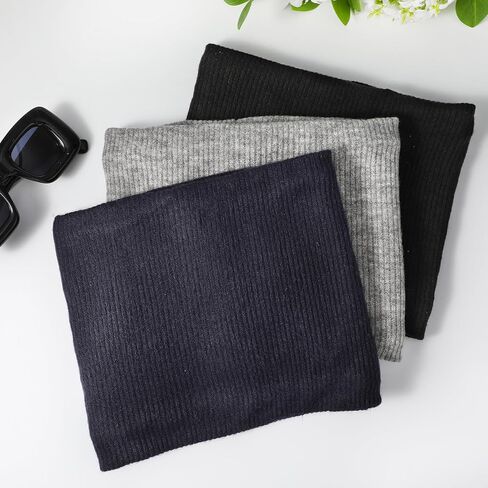 وشاح شتوي، وشاح بلوفر، طبقة مزدوجة، وشاح محبوك دافئ، مناسب لهدايا الرجال والنساء in Kuwait