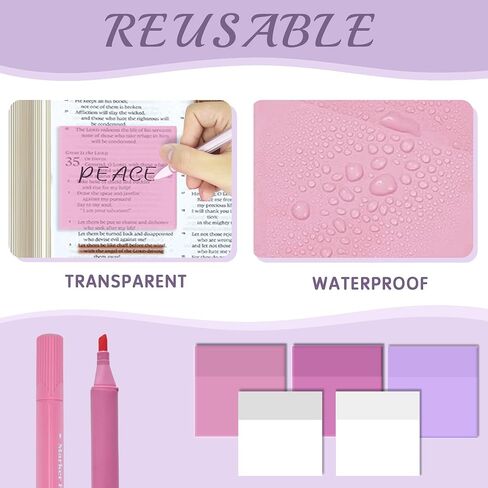 Bible Journaling Kit, Bible Study Supplies, Bible Highlighters and Pens No Bleed, Bible Study Tools, Journaling Kit for Women, Bible Tabs and Highlighter Set, Purple in Saudi Arabia