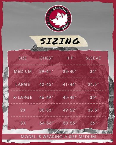 سترة منتفخة للرجال من CANADA WEATHER GEAR - معطف شتوي فقاعي - سترات خارجية مقاومة للماء للرجال (M-XXL) in Kuwait