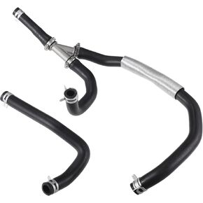 Engine Heater Hose Assembly No.5058551AE HVAC Inlet and Outlet Heater Hose for Dodge Journey 2009-2010 Rubber Black