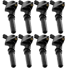 MAS Set of 8 Set of 8 Curved Boot Ignition Coil Pack Compatible with Ford Lincoln Mercury 4.6L 5.4L V8 Replacement for DG508 C1454 C1417 FD503 1L2U12029AA I2LU-12A388-AA C1417 DG473 DG481 DG491