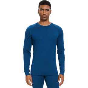 Men's 100% Merino Wool Base Layer Tops Lightweight Long Sleeve Active Base Layer
