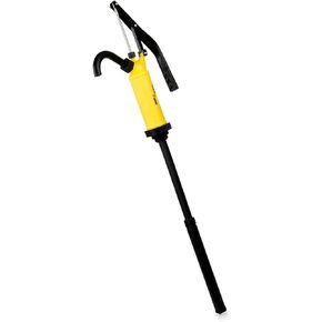 TERA PUMP - Polycarbonate Lever-Action Drum Barrel Pump – Manual High-Efficiency Fluid Transfer for 15 to 55 Gal Barrels, Up to 15oz per Stroke, Versatile for Diesel, Kerosene, Antifreeze & Lubricants