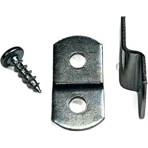 Canvas Clips for Picture Framing screws included 15 per pack ( Choose your offset size ) by E.H.C. (1/4" offset)