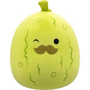 Squishmallows Original 24-Inch Charles Pickle with Mustache - Official Jazwares Plush (Jumbo)