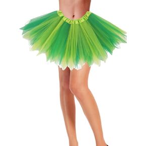 SUFEINI Women Adult Tutu Skirt 3-Layer Tulle Teens Princess Ballet Red and Black Halloween Tutu Skirt