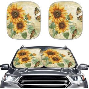 Scorpion Moon Automotive Interior Sun Protection Car Sun Shade for Windshield Rose Print Foldable Sunshade Car Windshield Automotive Windshield Sunshades Accessories, Medium
