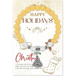 Christmas Gifts for Women Wife-Natural Healing Crystal Bracelet Wedding Birthday Gifts-Natural Stone Bracelets for Women Girlfriend Mothers Day Valentines Day Christmas Gifts for Mom