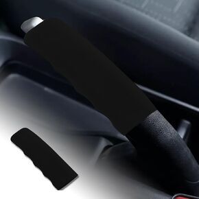Car Handbrake Cover, Wave Shaped Handbrake Protector, Elastic Anti-Slip Silicone Auto Handbrake Shifter Protector, Universal Car Interior Accessories Handbrake Grip Decoration for Car, Truck