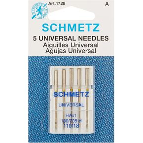 Schmetz Universal Machine Needles, Size 18/110 5/Pkg