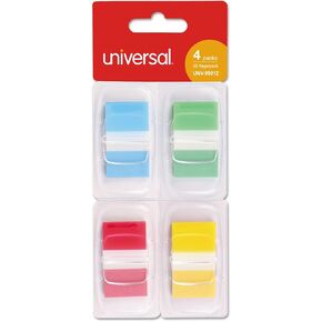 Universal UNV99012 Deluxe 1 in. x 1-3/4 in. Pop-Up Page Flags - Assorted Colors (200/Pack)