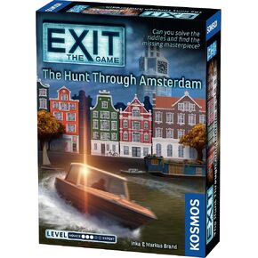 EXIT: The Game - The Hunt Through Amsterdam | Escape Room |Co-op Games | 1+ Players |Ages 5-7| Brainteasers |Art Heist | Ages 12+
